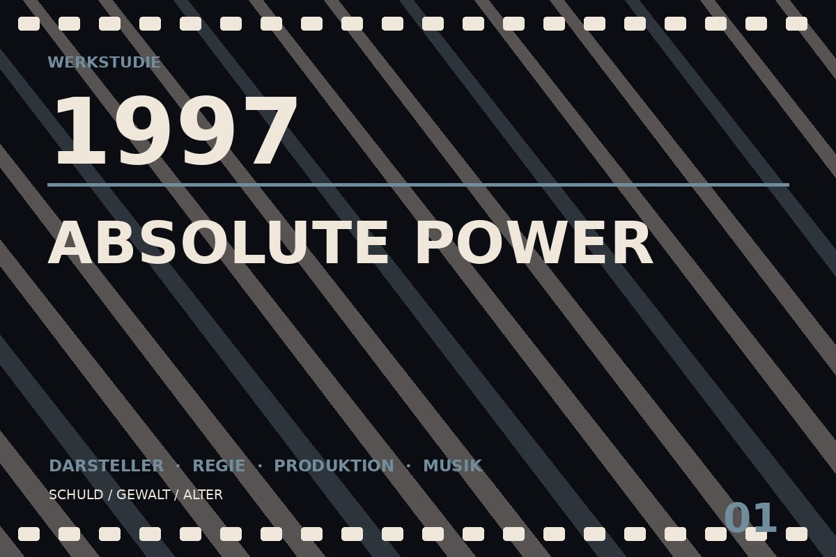 Werkstudie zu Absolute Power (1997)