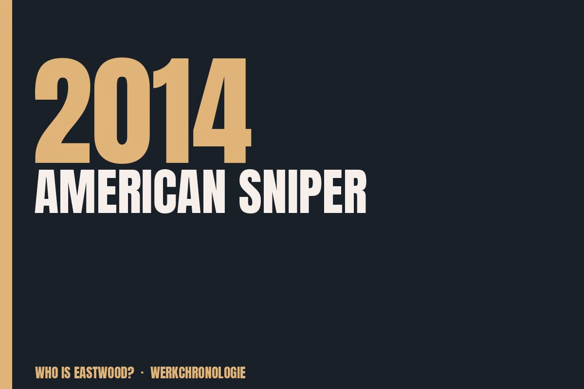 Redaktionelle Titelgrafik zu American Sniper aus dem Jahr 2014