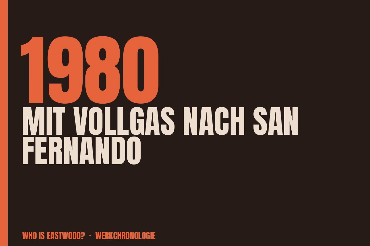 Redaktionelle Titelgrafik zu Mit Vollgas nach San Fernando aus dem Jahr 1980