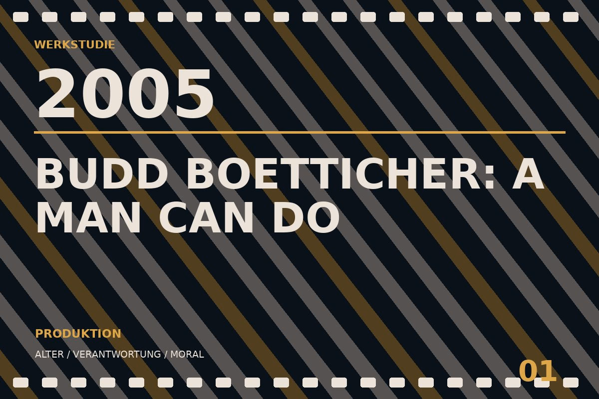 Werkstudie zu Budd Boetticher: A Man Can Do (2005)