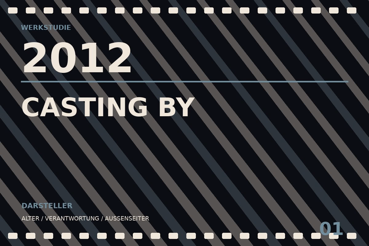 Werkstudie zu Casting By (2012)