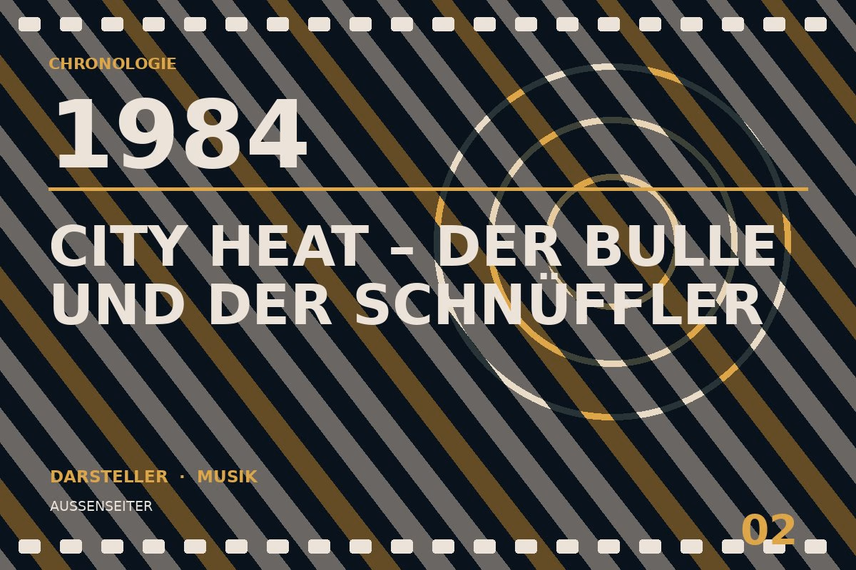 Chronologietafel zu City Heat – Der Bulle und der Schnüffler (1984)