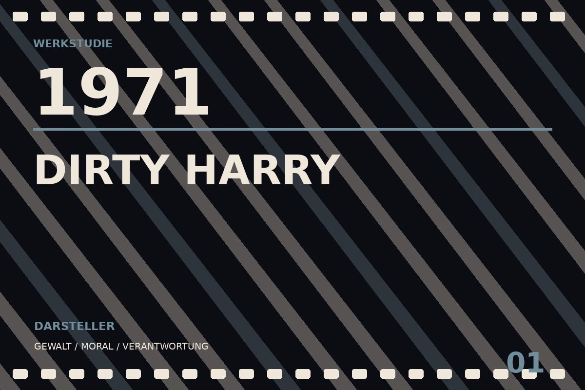 Werkstudie zu Dirty Harry (1971)
