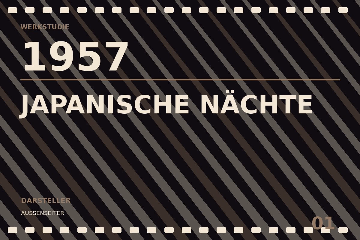 Werkstudie zu Japanische Nächte (1957)