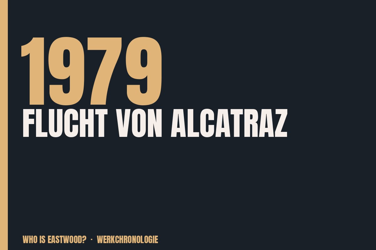 Redaktionelle Titelgrafik zu Flucht von Alcatraz aus dem Jahr 1979