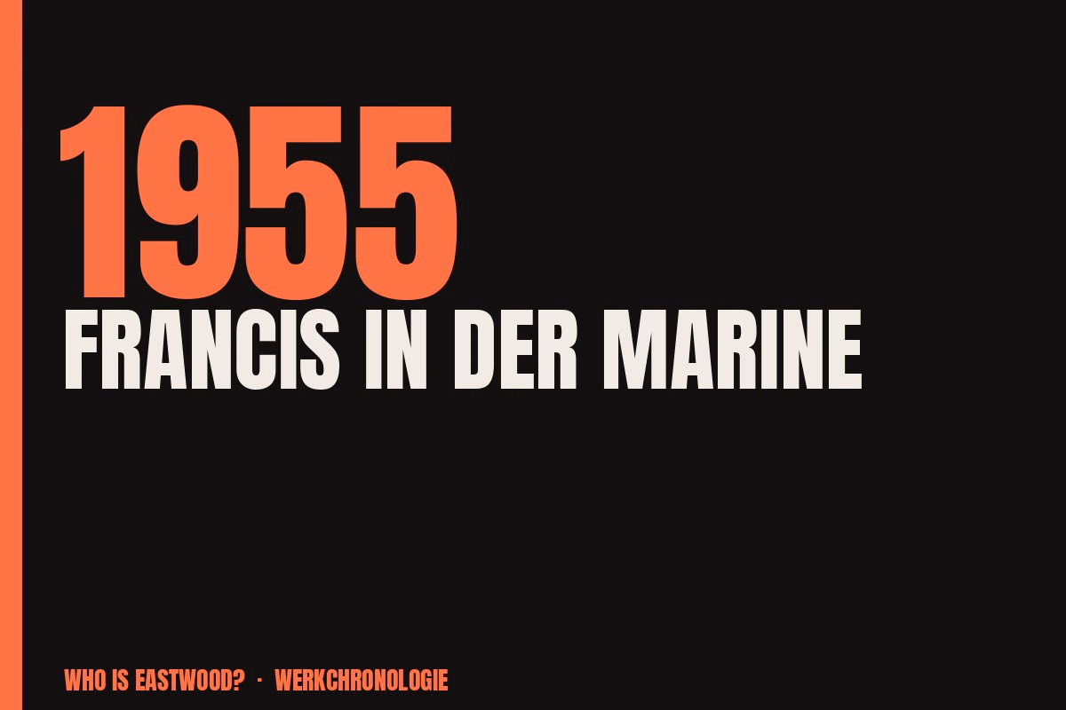 Redaktionelle Titelgrafik zu Francis in der Marine aus dem Jahr 1955