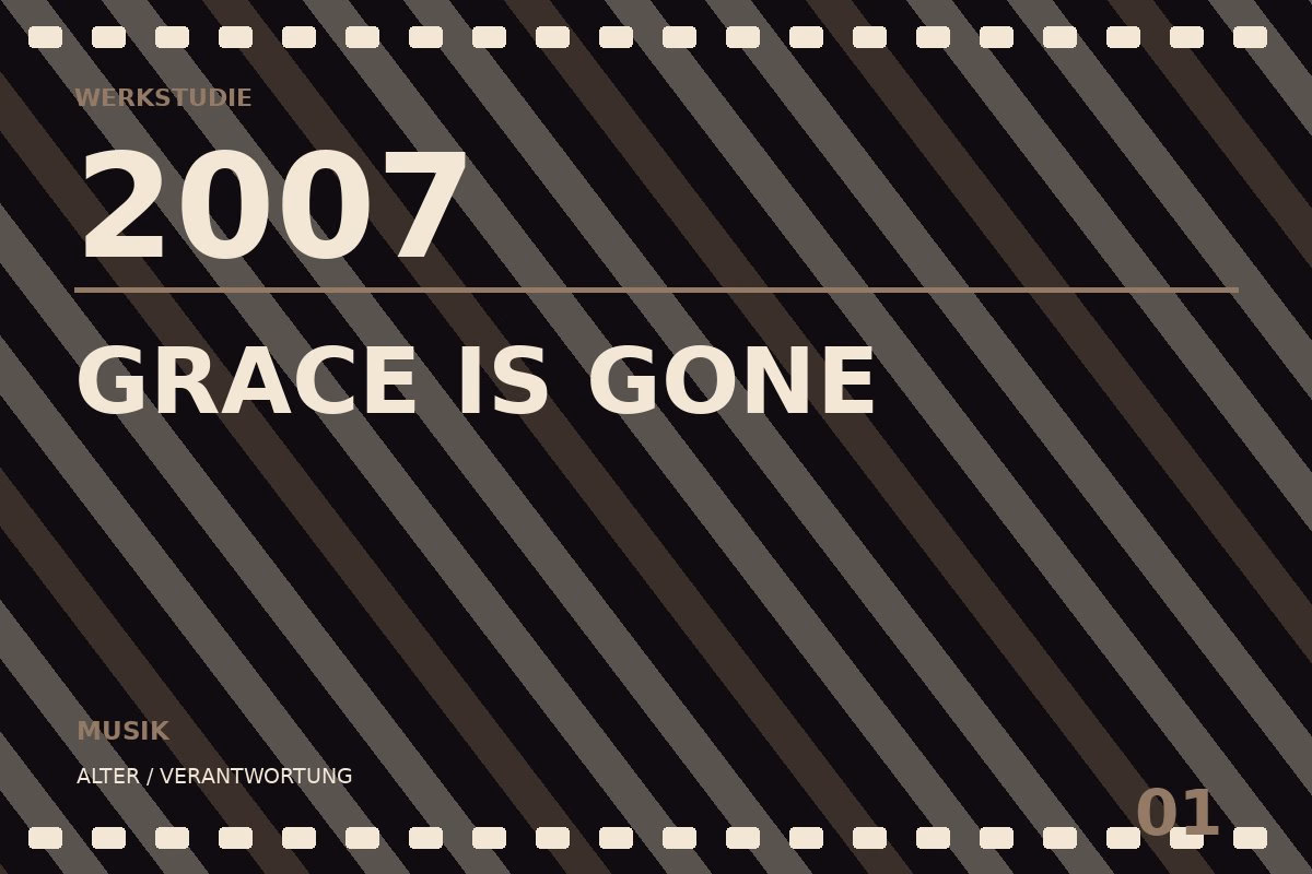 Werkstudie zu Grace Is Gone (2007)