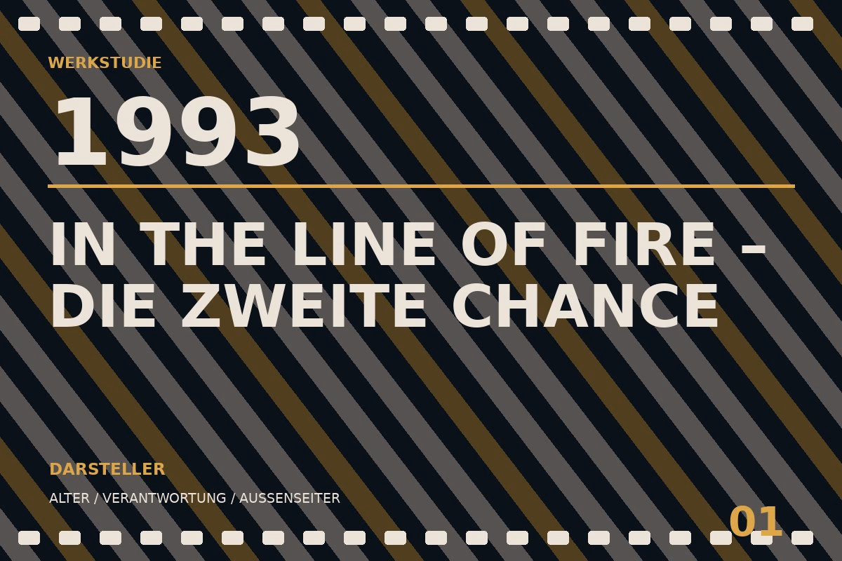 Werkstudie zu In the Line of Fire – Die zweite Chance (1993)