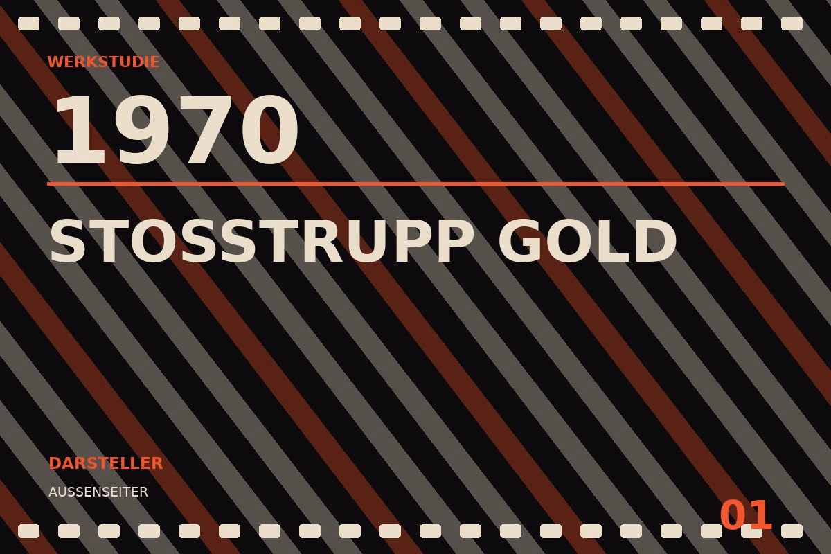 Werkstudie zu Stoßtrupp Gold (1970)