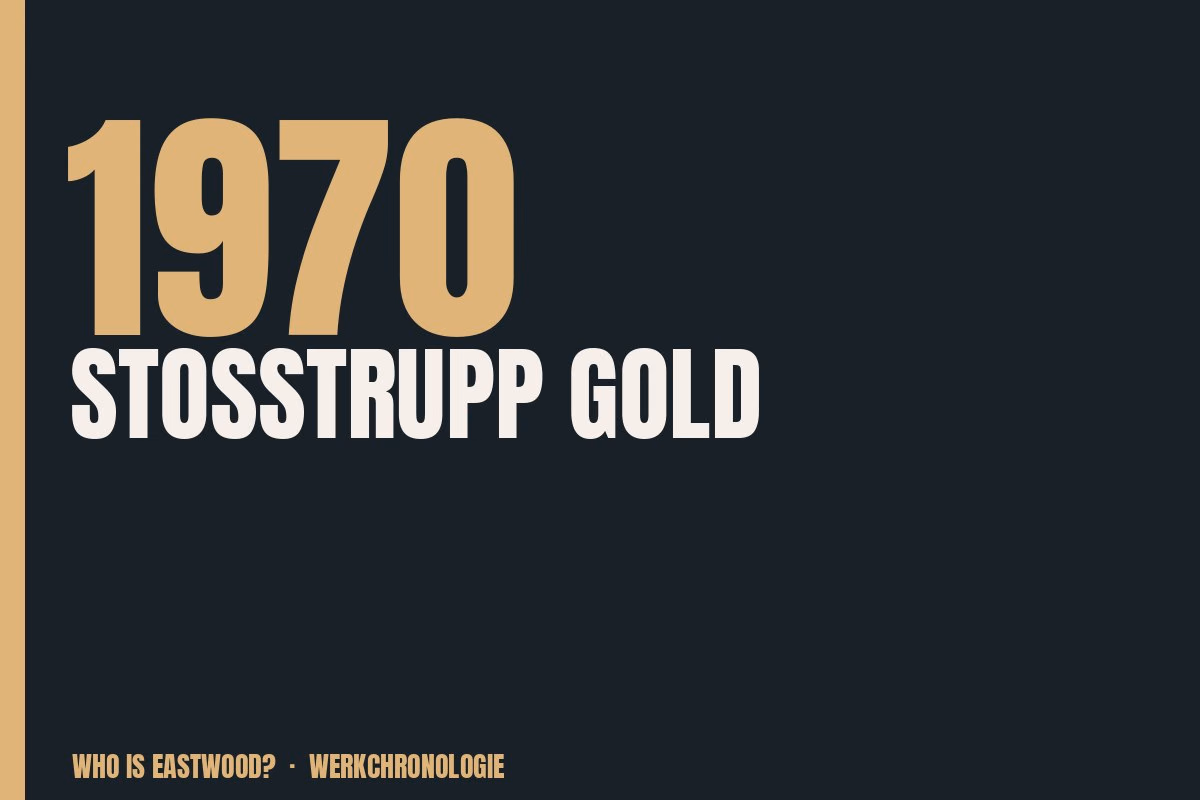 Redaktionelle Titelgrafik zu Stoßtrupp Gold aus dem Jahr 1970