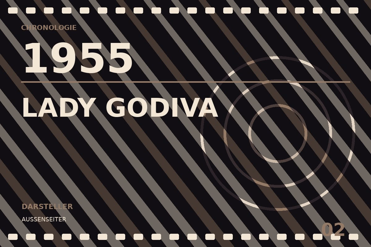 Chronologietafel zu Lady Godiva (1955)