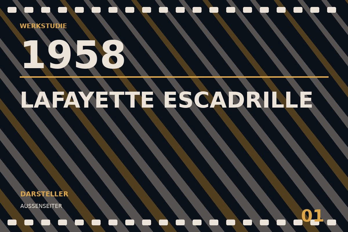 Werkstudie zu Lafayette Escadrille (1958)