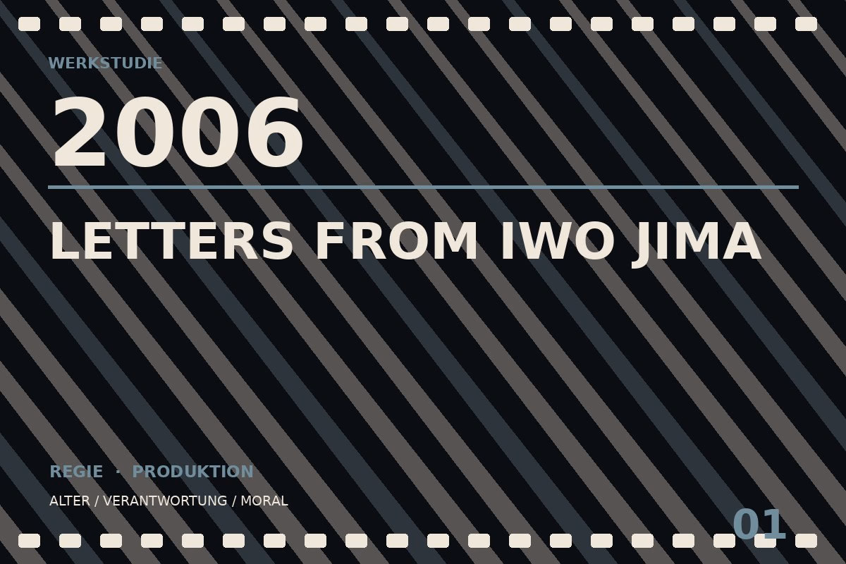 Werkstudie zu Letters from Iwo Jima (2006)