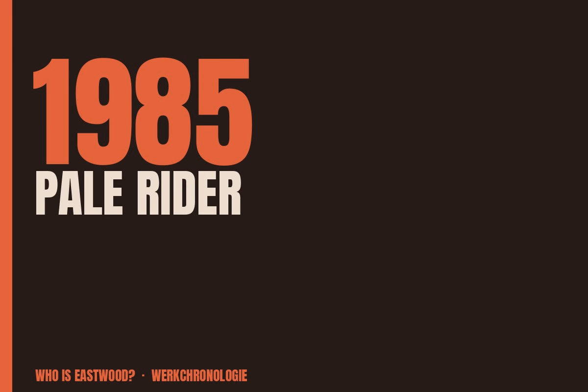 Redaktionelle Titelgrafik zu Pale Rider aus dem Jahr 1985