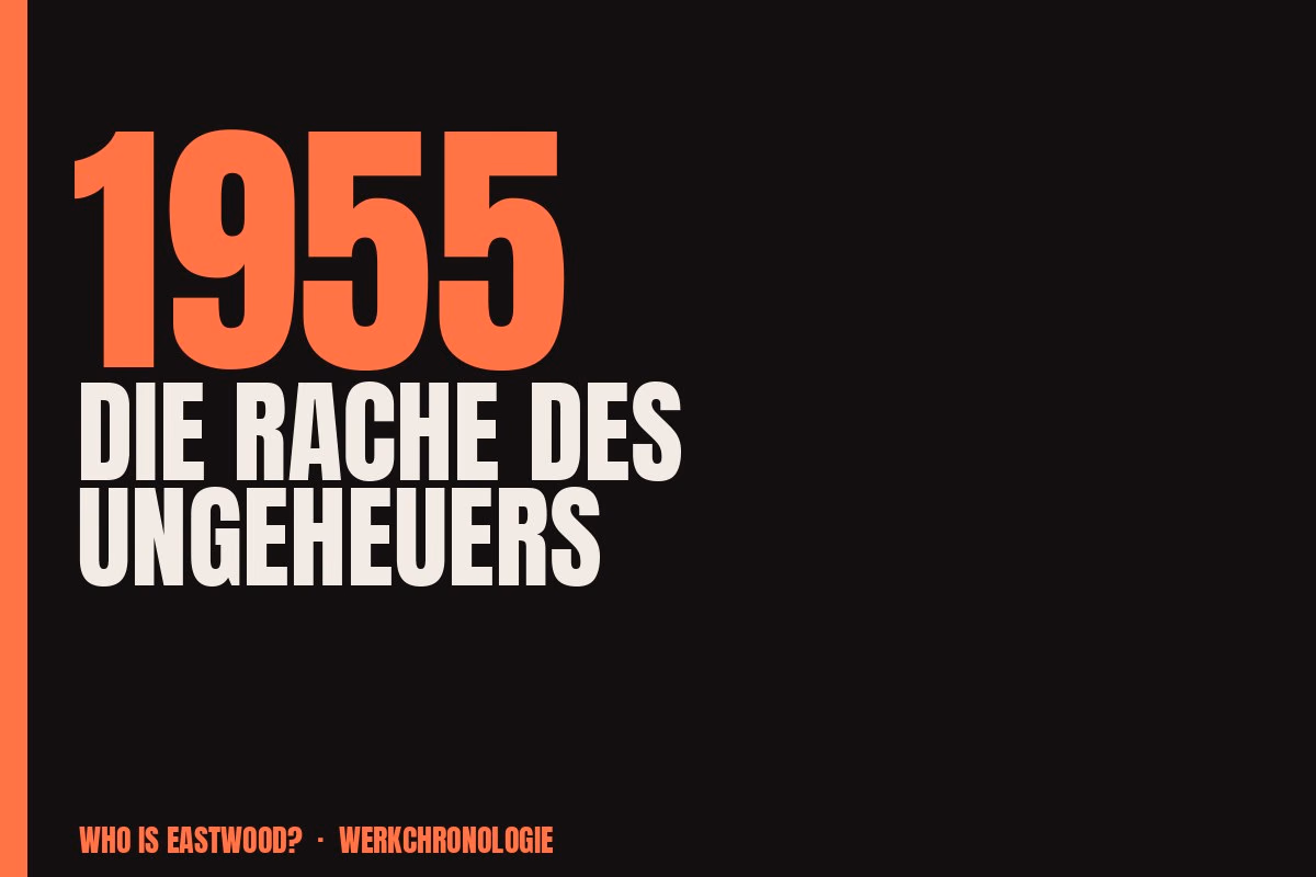 Redaktionelle Titelgrafik zu Die Rache des Ungeheuers aus dem Jahr 1955