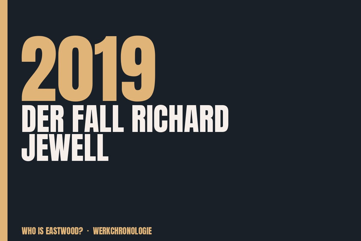 Redaktionelle Titelgrafik zu Der Fall Richard Jewell aus dem Jahr 2019