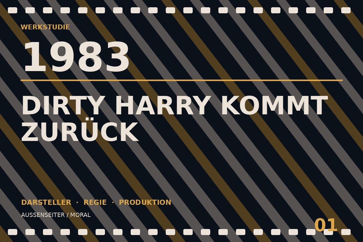 Werkstudie zu Dirty Harry kommt zurück (1983)