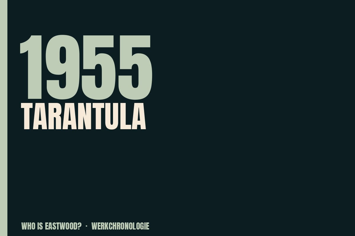 Redaktionelle Titelgrafik zu Tarantula aus dem Jahr 1955