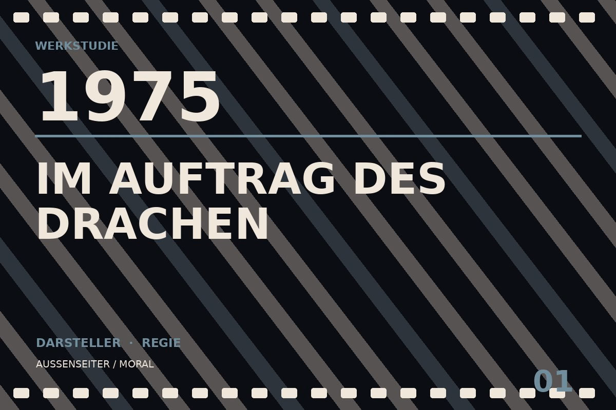 Werkstudie zu Im Auftrag des Drachen (1975)