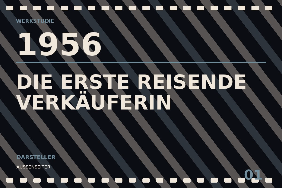 Werkstudie zu Die erste reisende Verkäuferin (1956)