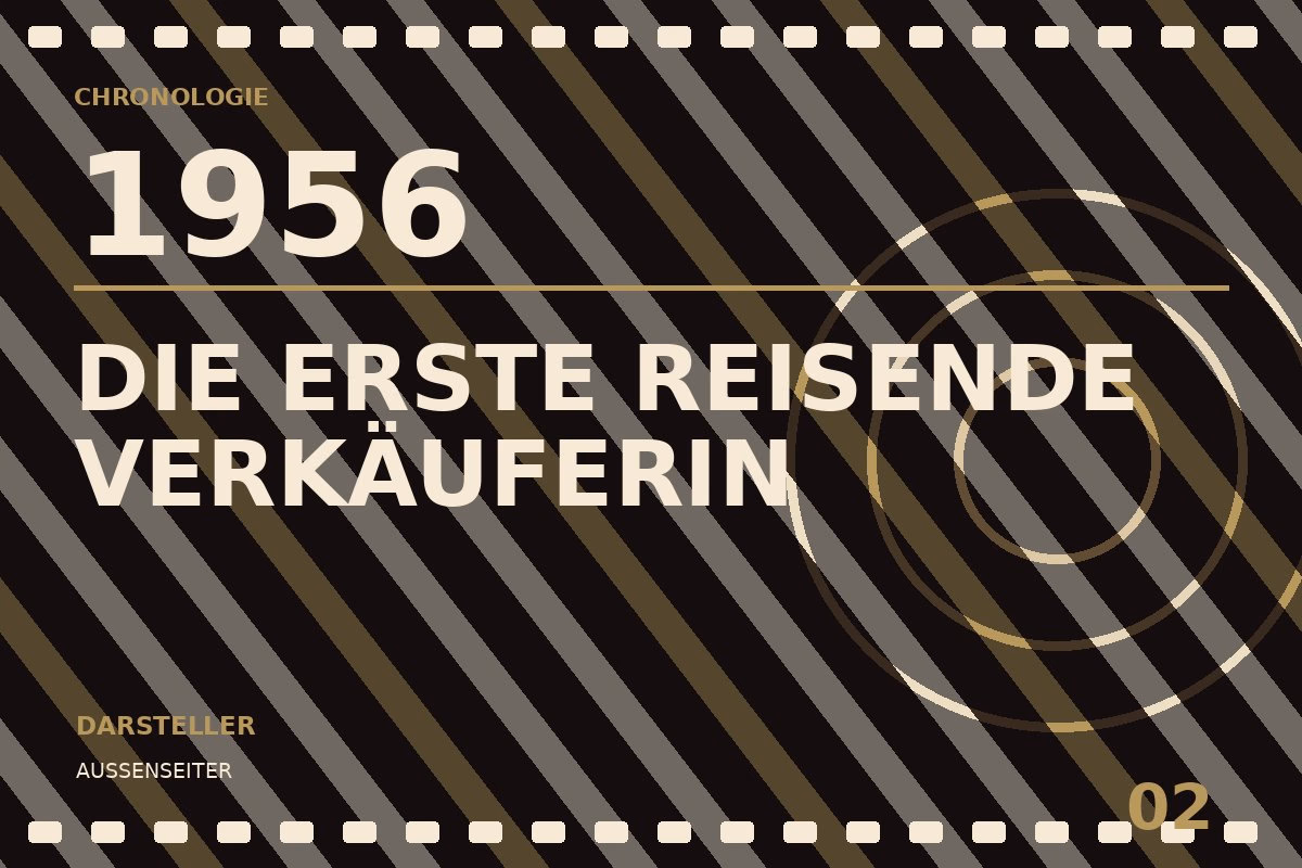 Chronologietafel zu Die erste reisende Verkäuferin (1956)