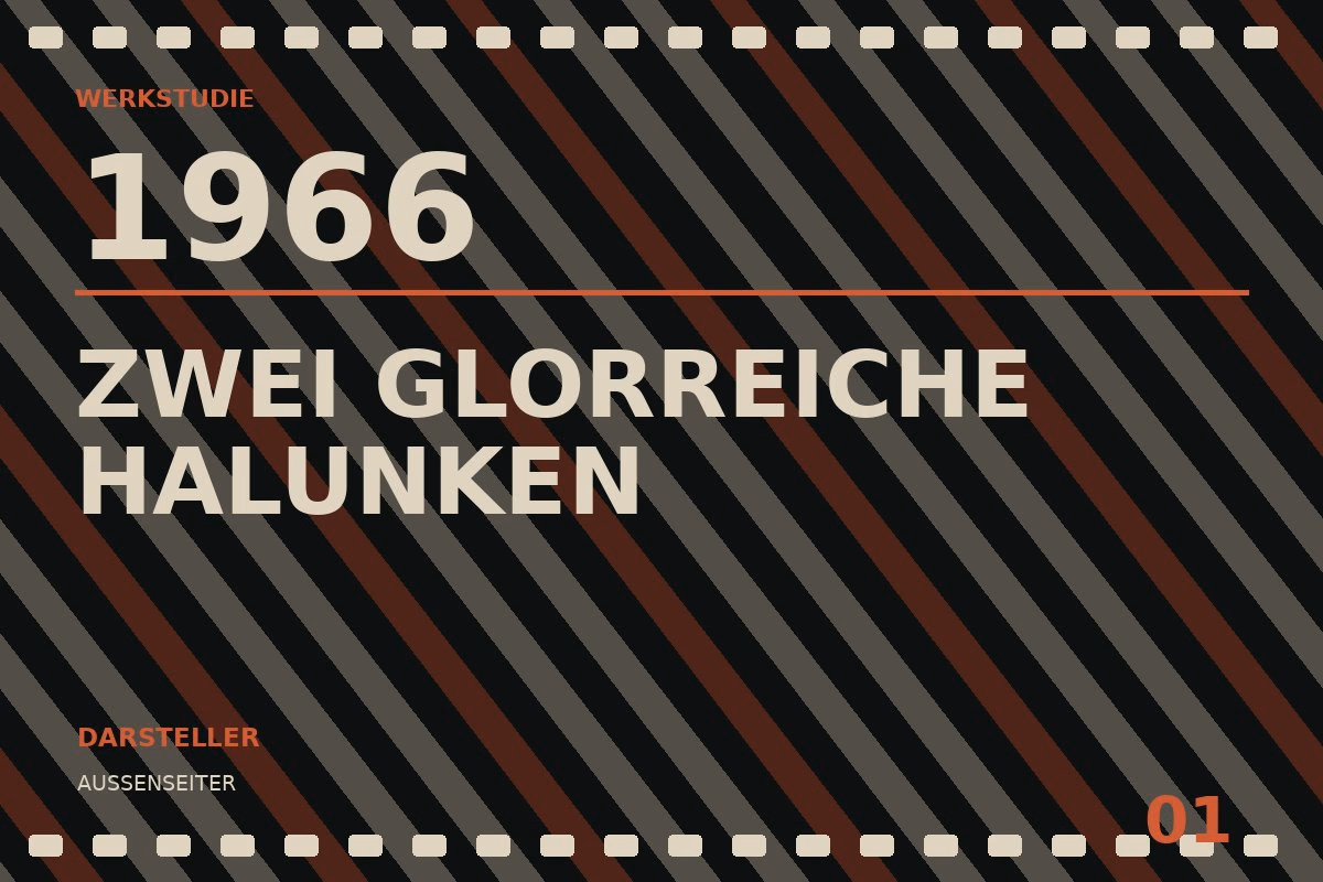 Werkstudie zu Zwei glorreiche Halunken (1966)