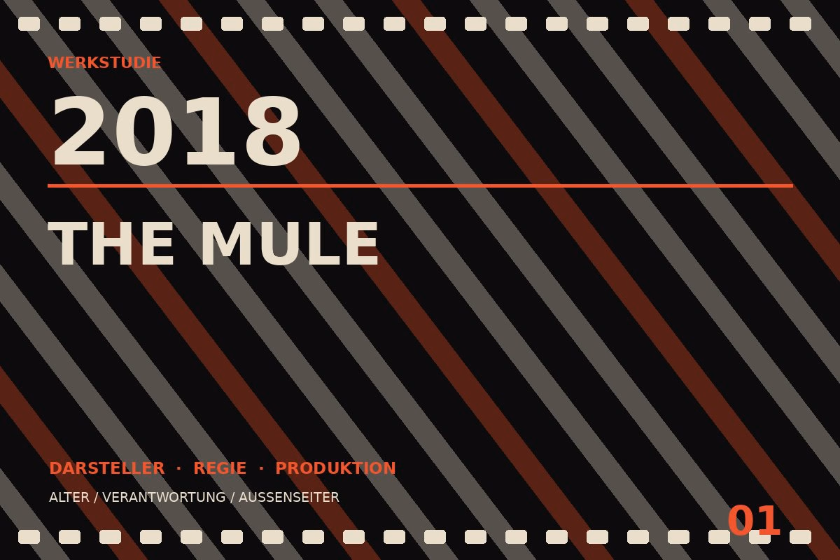 Werkstudie zu The Mule (2018)