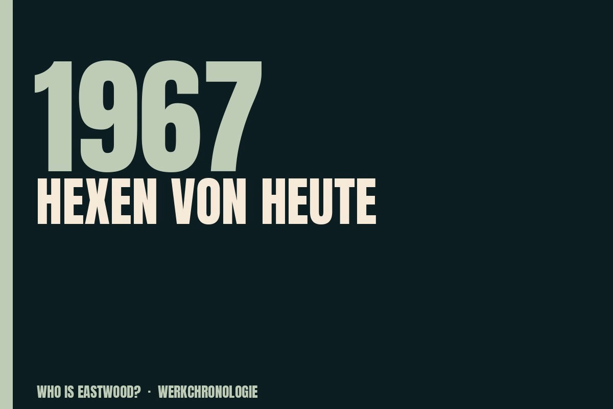 Redaktionelle Titelgrafik zu Hexen von heute aus dem Jahr 1967