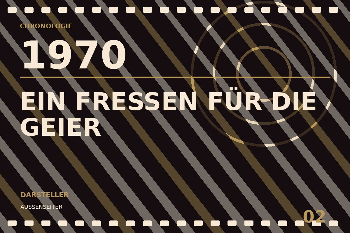 Chronologietafel zu Ein Fressen für die Geier (1970)
